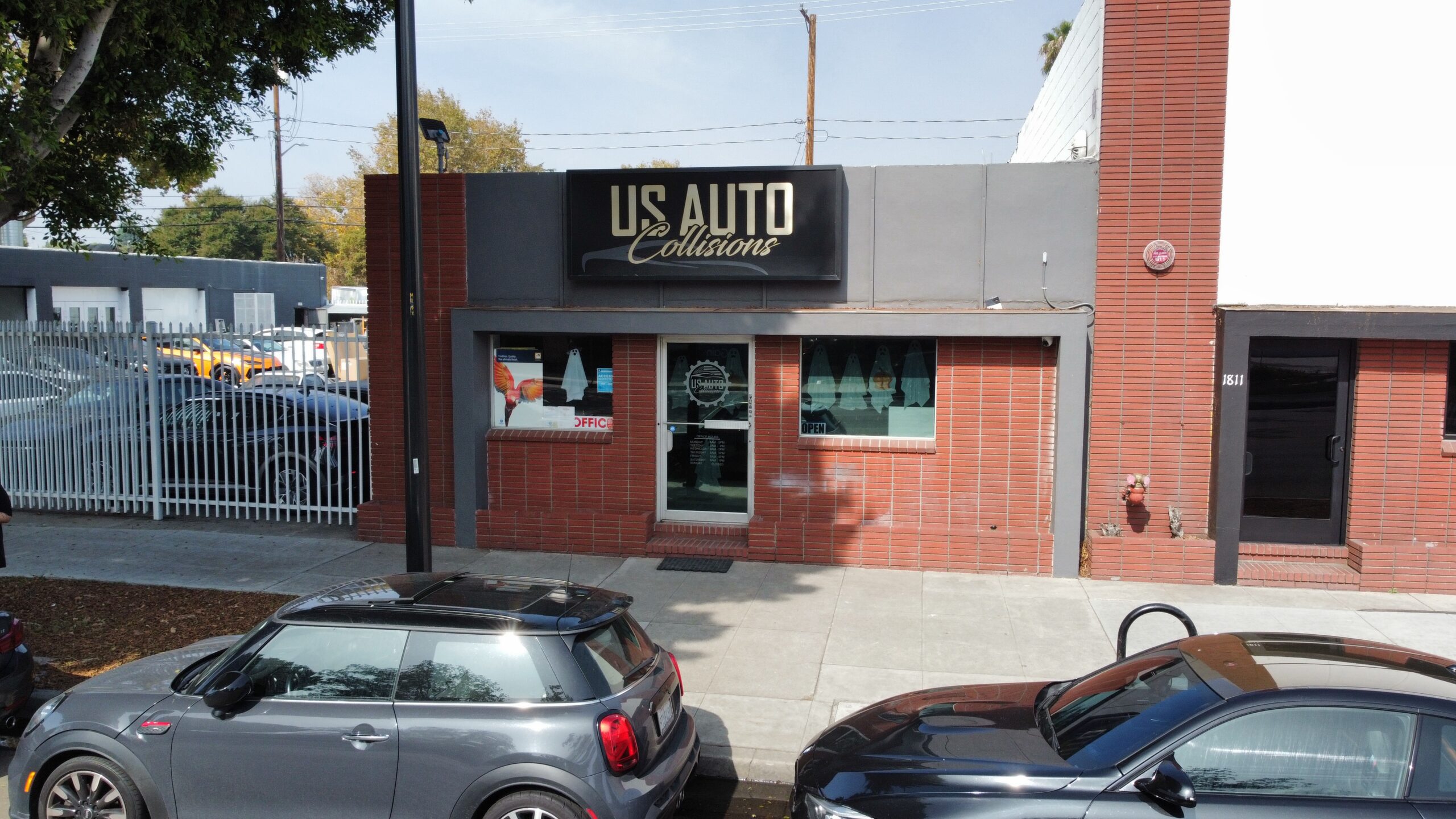 Auto body repair Beverly Hills – exterior of US Auto Collisions shop